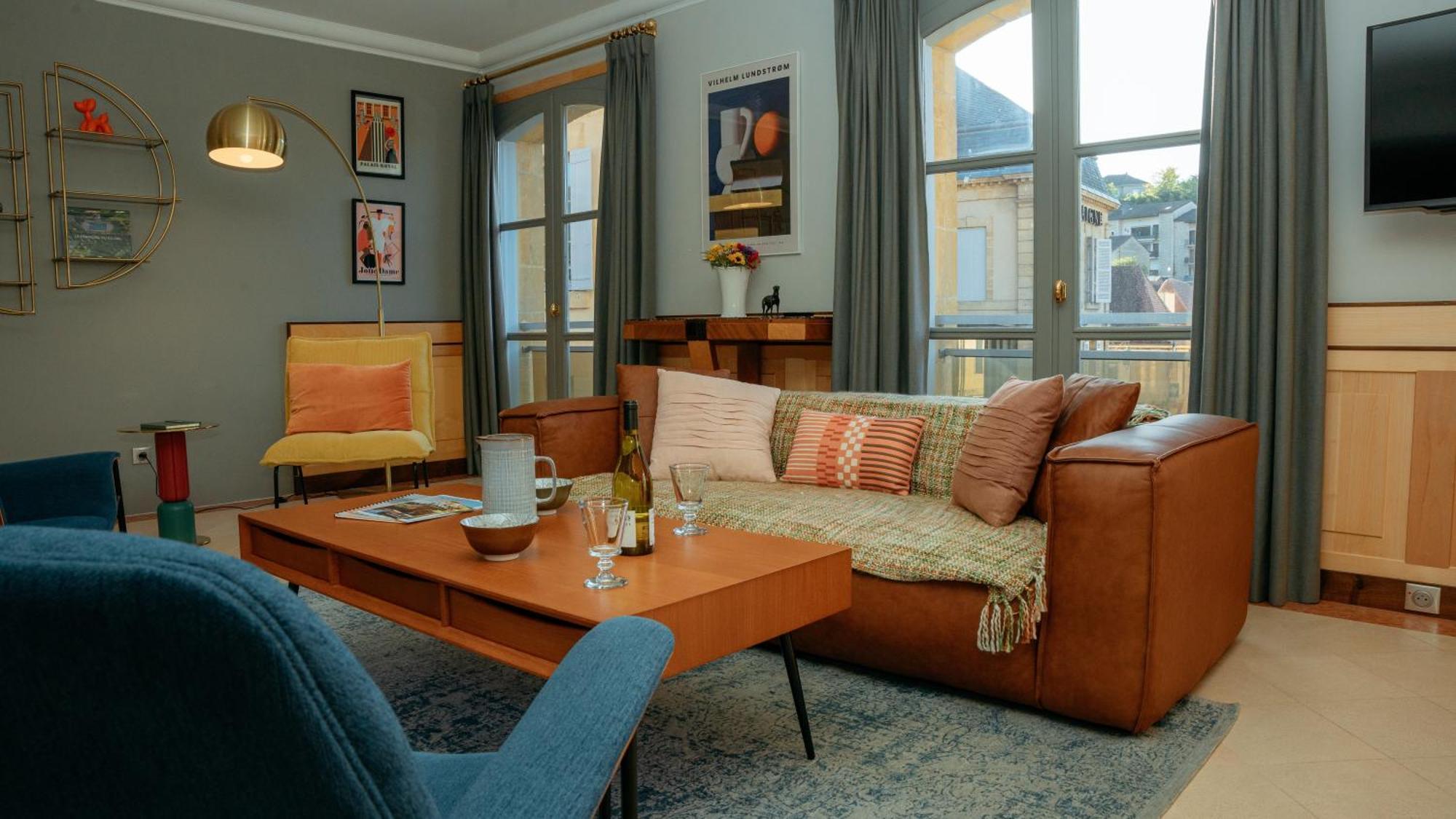 Superbe Appartement 132M2, Classe 5 Etoiles, Sarlat Centre Екстер'єр фото